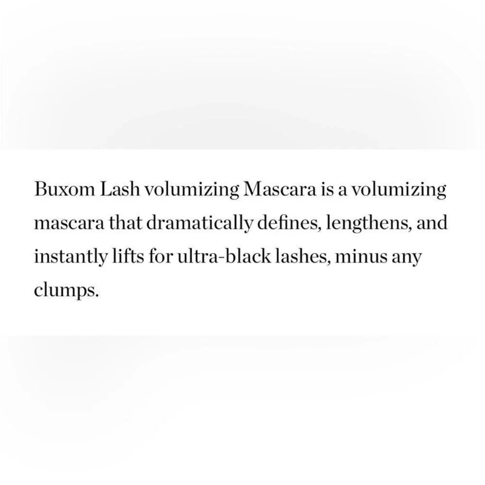 Buxom Lash Volumizing Mascara Mini